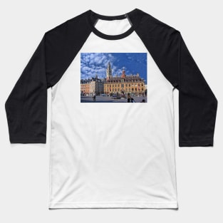 Grand' Place, Lille, France Baseball T-Shirt